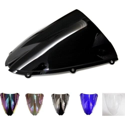 ALLGT ABS Windshield Windscreen for Kawasaki Ninja ZX6R 2005-2008 & ZX10R 2006-2007
