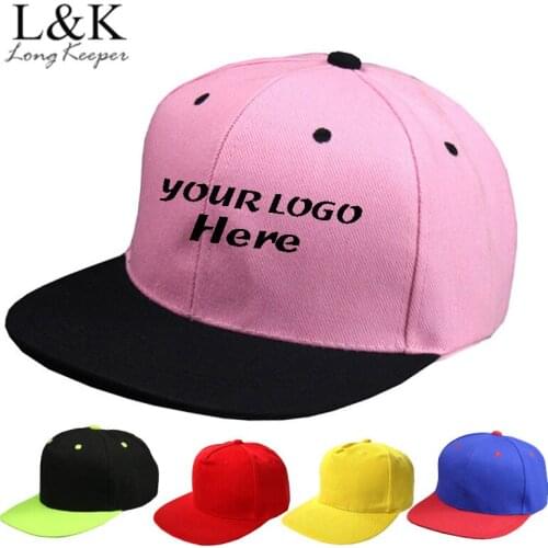 Long Keeper Men Women Hip Hop Hats Snapback Caps Custom Printing Embroidery LOGO Baseball Caps Gift For Adult Family Team