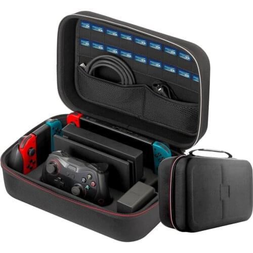 Large Capacity Gamepad Accessories Carrying Bag Travel And Storage Case For Nintendo Switch Game Consoles And Accessories
