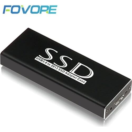 USB MACBOOK AIR SSD Adapter Case for 2013 2014 2015 Apple MacBook Air A1465 A1466 SSD Enclosure USB 3.0 Micro B