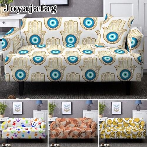 Elastic Couch Cover Combination Universal Stretch Sofa Covers For Living Room L Shape Slip-Resistant Slipcover 1/2/3/4 Seaters