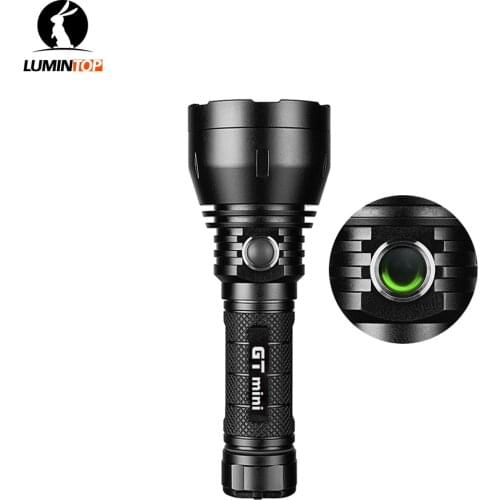 Lumintop GT mini Long Rang Flashligh 17W 4.5A cool white max 1200 lumen beam distance 750 meter 135,000cd outdoor torch