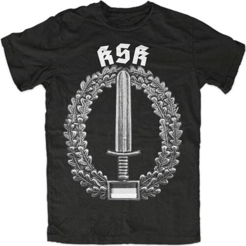 KSK Men T-Shirt Black Commando Special Forces Army KSK Cooking CALW Bundeswehr T Shirt Short Casual 100% COTTON O-Neck