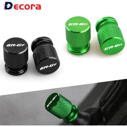 7 Colors Wheel Tire Valve Caps For KAWASAKI ER6F ER6N ER 6N 6F ER-6N ER-6F Motorcyle CNC Aluminium Tyre Air Port Airtight Covers