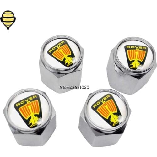 Valve Caps Car Styling For Rover 25 45 60 75 600 400 MGZR MG ZS ZT ZT-T MGTF Emblem Tire Accessories Wheel Tire Valve Stem Caps