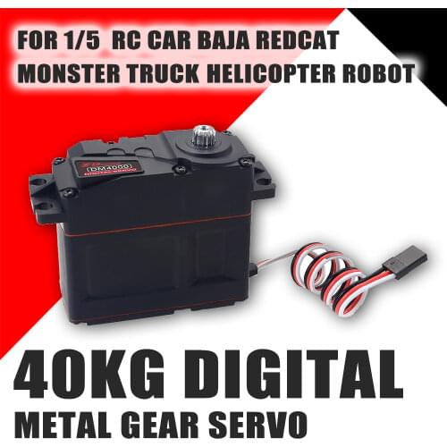 SURPASS HOBBY Waterproof 40kg Metal Digital Servo High Torque DM4000 For RC 1/5 Redcat HPI Rovan Team Losi Baja 5B SS Buggy