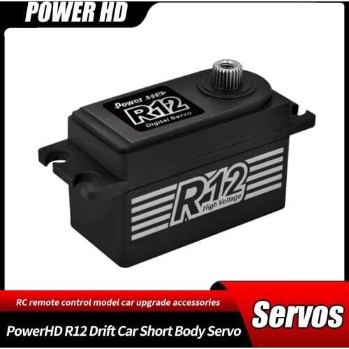 PowerHD R12 Tram RC Drift Car Short Body Servo Sakura D5 D5S D5M MST RRX RMX 2.0S