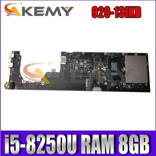 For Lenovo Yoga 920-13IKB laptop motherboard NM-B291 motherboard W/ CPU i5-8250U RAM 8GB FUR 5B20Q09684 100% test work Mainboard