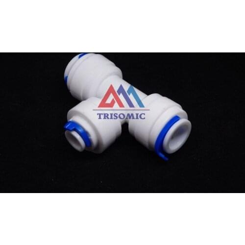 3/8" to 1/4" reduce splitter OD Hose connection Type T RO Water Fittings Connector Aquarium Water Filter Reverse Osmosis System