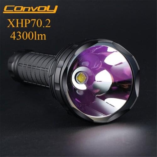 Convoy L6 Flashlight XHP70 / XHP70.2 Led Flash Light Linterna Powerful Hunting Camping Hiking Lamp 26650 Portable Lantern 4300lm