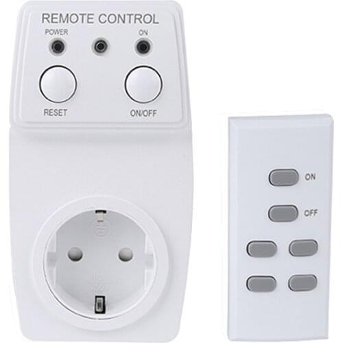 ESPLENTY Smart Switch Wireless Remote Control EU Plug (1 Socket+1 Remote)