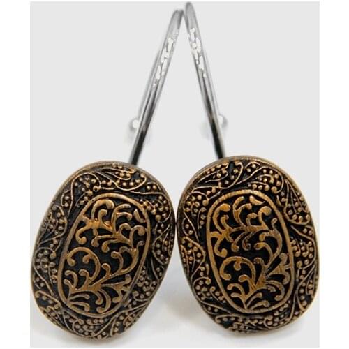 New 12pcs/pack Retro European Style Shower Curtain Rings Hooks Curtain Stainless Steel Bathroom Curtain Rings Accessories