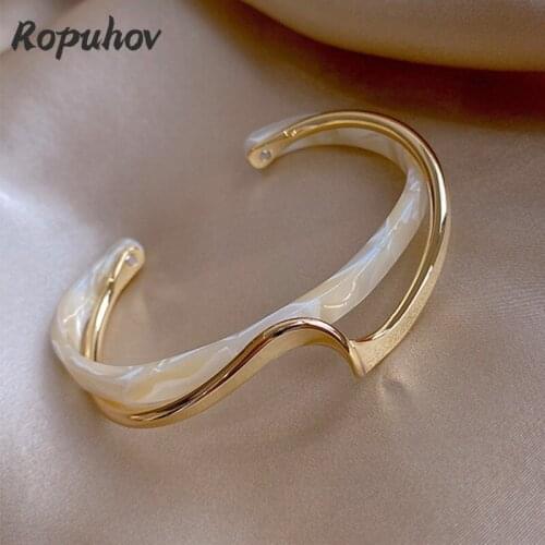 Ropuhov 2021 Jewery Trendy Korean Fashion Bracelet Womens New Metal Bracelet Wholesale