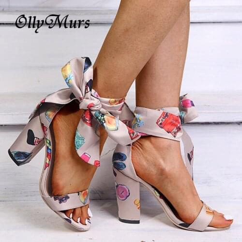 OllyMurs Women Sandals Fashion High Heels Sandals Shoes Woman Peep Toe Sexy Women Heels Chaussures Femme Summer Pumps Women