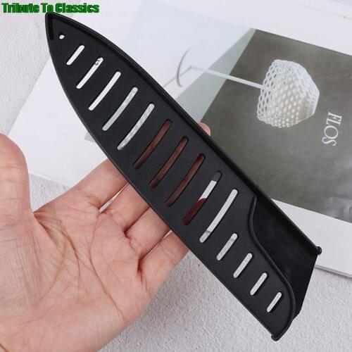 1pcs Black Plastic Kitchen Knife Blade Protector Cover For 8 Inches Knife Cover 21*5CM