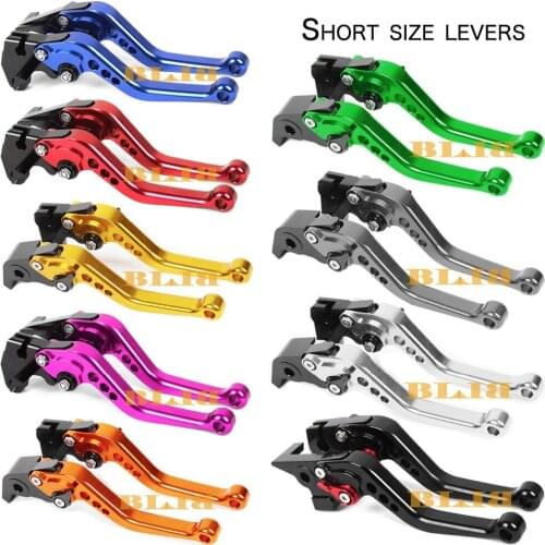 10 Colors For Yamaha FZ1 FAZER 2001-2005 Short/Long CNC Motorcycle Clutch Brake Levers 2004 2003 2002 2-Styles Adjustable Lever