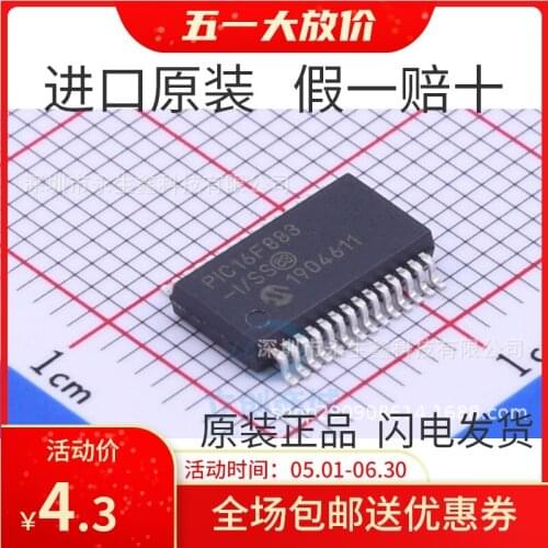 100% New&original PIC16F883-I/SS PIC16F883 SSOP28 8 In Stock