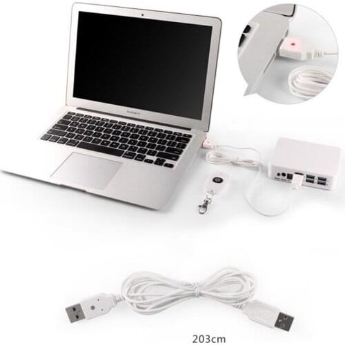 2pcs new wireless control laptop security system notebook anti-theft device computer burglar alarm for retail show with USB port