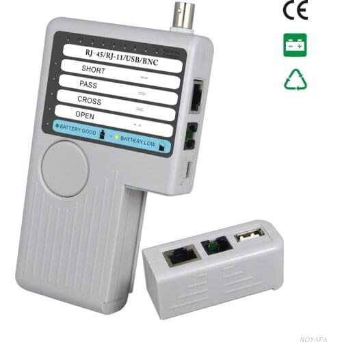 2016 Multifunctional NF-3368 LAN Network Cable Tester Telephone for RJ11 RJ45 USB BNC Wire Tracker Diagnose Tone Tracer