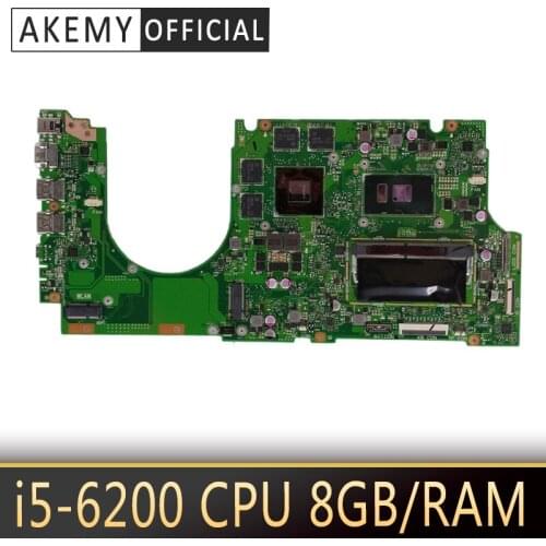 Akemy I5-6200U GTX950M/GTX960M/2GB 4GB/RAM UX510UX laptop Motherboard For ASUS UX510UX UX510UXK UX510UW UX510UWK Motherboard