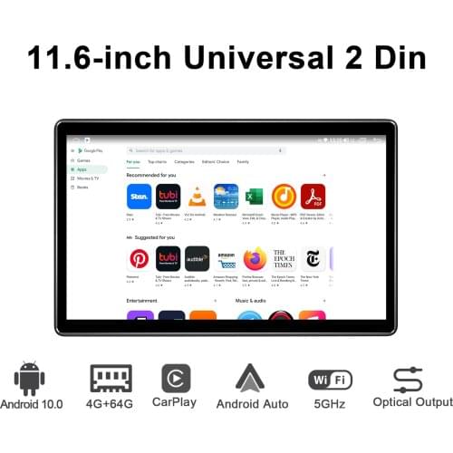 Car Radio 2din Android Central Multimedia 2 din Universal Head Unit HD GPS Navigation With Android Auto CarPlay Bluetoot Camera