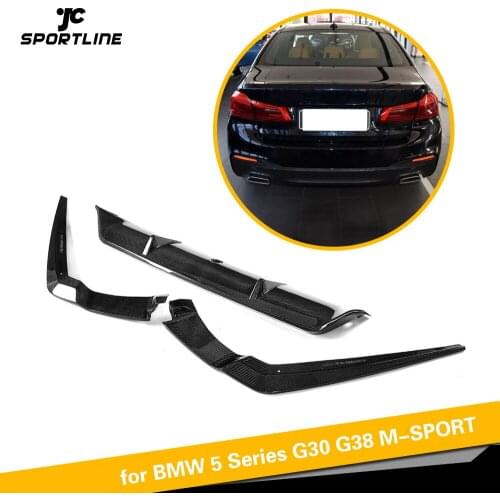 Carbon Fiber Rear Bumper Lip Spoiler Diffuser for BMW G30 G31 M Sport Sedan 4 Door 2017 2018 2019 540i Non Standard