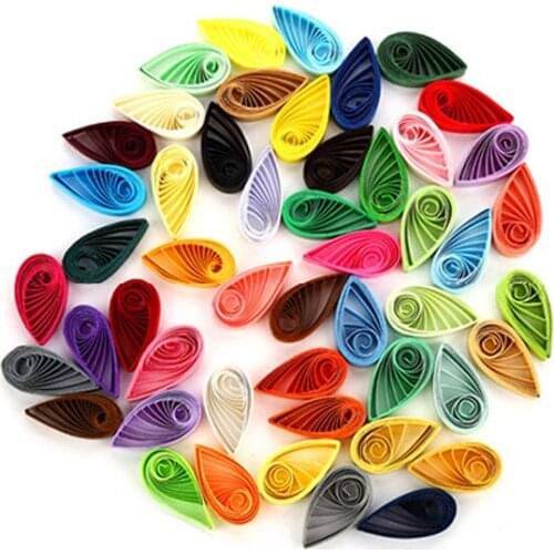 5mm DIY raw rolling decoupage paper origami quilling arts and crafts supplies collage material home decor Colored paper strips