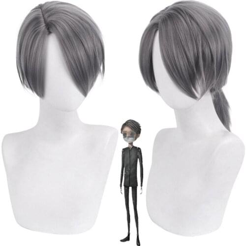 Identity V Embalmer Aesop Carl Short Wig Cosplay Costume Heat Resistant Synthetic Hair Men Women Carnival Party Wigs
