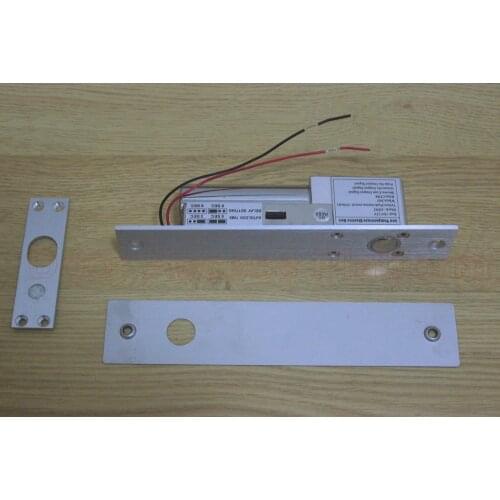 Model B Low Temperature Electric Bolt Lock for Wooden door, metal door, Access control system, Door Inside Bolt part bracket