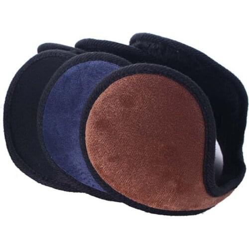Mens Winter Casual Warm Ear Muffs Earflaps Women Girls Flannel Plush Earmuffs Ear Warmer Cover Wrap Band Orejeras Mujer