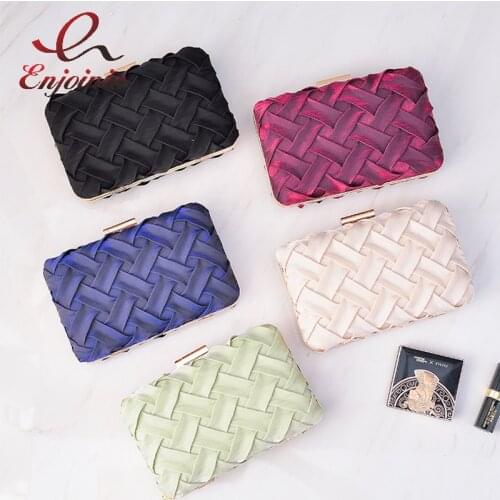 Pleated Satin Party Clutch Wedding Evening Bag Elegant Lady Purses and Handbags Designer Chain Crossbody Bag Mini Shoulder Bag