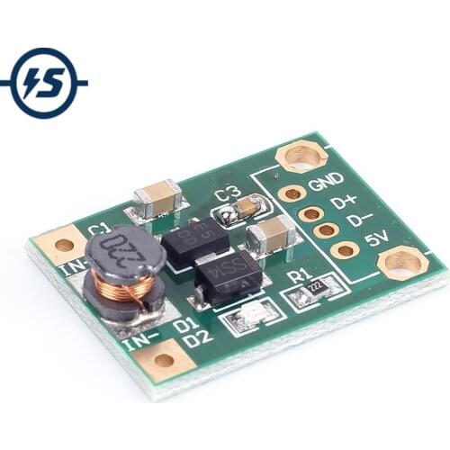 DC-DC Boost Converter Step Up Module 1-5V to 5V 500mA Power Bank Module Voltage Converter For Arduino High Conversion