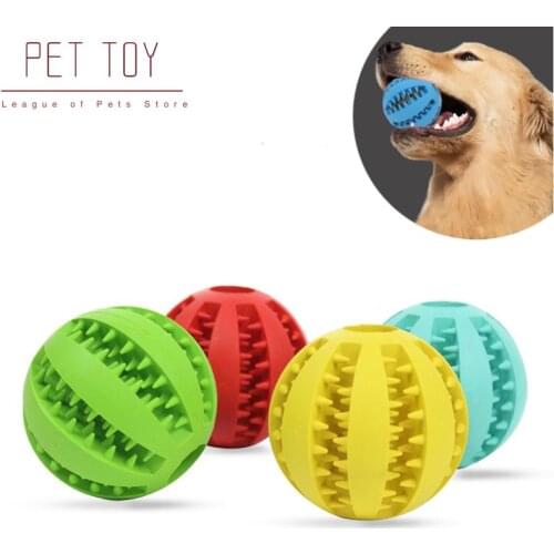 Toys for Dogs Rubber Dog Ball For Puppy Funny Dog Toys For Pet Puppies Large Dogs Tooth Cleaning Snack Ball Toy For Pet Products