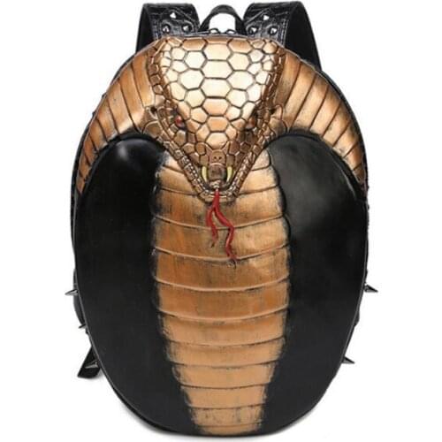 Luxury Brand Cool Backpacks Snake king Pattern School Bag Women Man Bags Package Female Animal Patterns Backpack School Bag