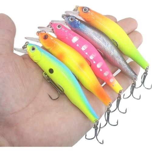 1Pcs Minnow Fishing Lure 90mm 8.4g sinking Far-casting Magnet System Artificial Hard Bait Plastic Wobblers Fishing Tackle Pesca