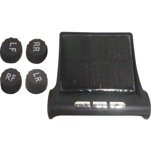 TPMS Car Tire Pressure Monitoring System 6 Alarm Modes Tire Position Exchange with 4 External Tmps Sensor 0-50 psi