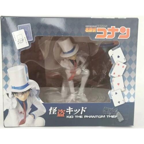 Detective Conan KID The Phantom Thief Statue PVC Figure Magic Kaito Model Collection Toy