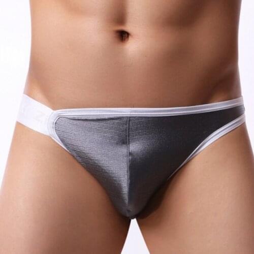 Fashion Man Bikini Underpants Sexy Mens Low-rise Soft Healthy Bulge U Pouch Underwear Male Breathable Elastic Cuecas Briefs