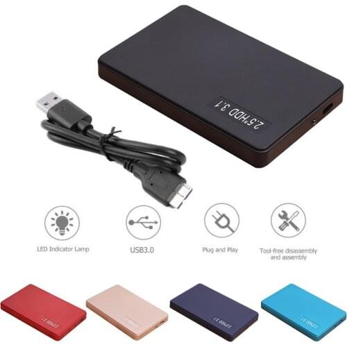 Type-C USB 3.1 2.5inch SATA Hard Disk Drive Case External SSD HDD Enclosure Box