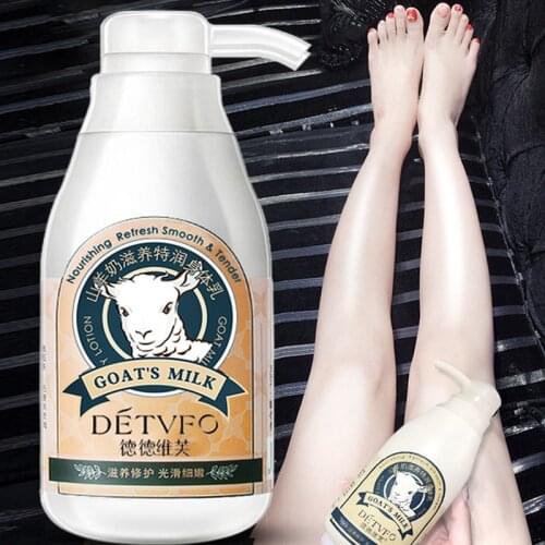 300ml Goats Milk Body Lotion Sun Repair Moisturizing Body Milk Brightens The Skin Moisturizing Body Milk