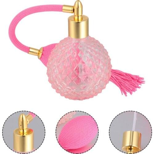 1pc 100ml Perfume Spray Bottle Vintage Style Glass Bottle Empty Perfume Bottle Classic Perfume Sprayer Atomizer Spray Bottle