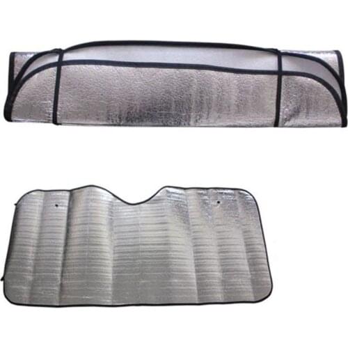 1Pc Casual Foldable Car Windshield Visor Cover Front Rear Block Window Sun Shade drop shipping