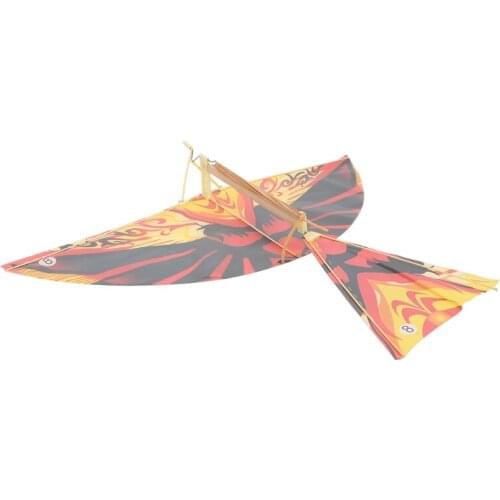 10Pcs Elastic Rubber Band Powered Flying Birds Kite Funny Kids Toy Gift Outdoor BX0D