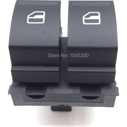 1Z0959858REH FOR SKODA YETI FABIA MK2 OCTAVIA 2 ROOMSTER 1.2 1.4TDI WINDOW REGULATOR LIFT SWITCH Green Light 1Z0 959 858 REH