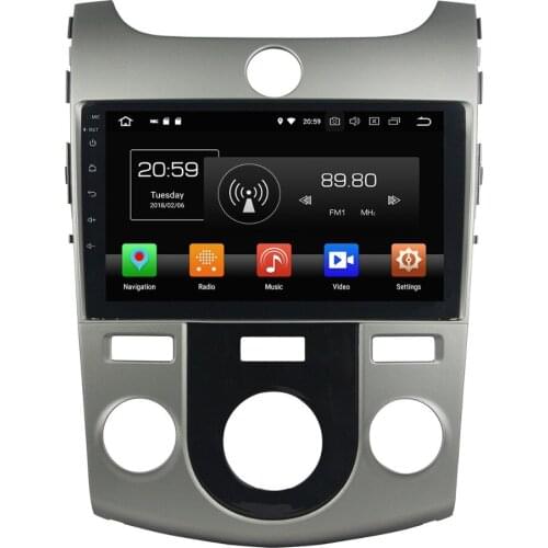 Aotsr Android 8.0 7.1 GPS navigation Car DVD Player For KIA CeratoForte 2008-2012 multimedia radio recorder 2 DIN 4GB+32GB