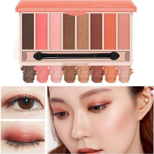 Brand Natural Matte & Pearl Shimmer Palette Luminous Long-lasting Eyeshadow Shine Glitter Cosmetics 8 Colors in one case hot