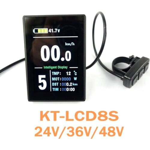 BULU KT Kunteng LCD8S Display New Arrival Electric Bicycle Accessories LCD8S USB Display for Electrice Bike Kit