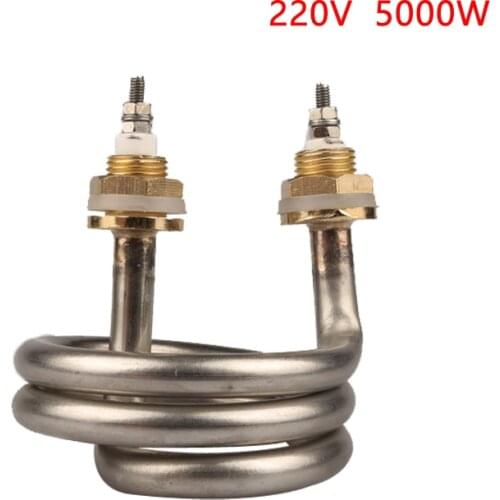 5000W Distiller Electrical Heat Tube Alembic Liquid Heating Elements Still Copper Thread Heater Pipe 10mm