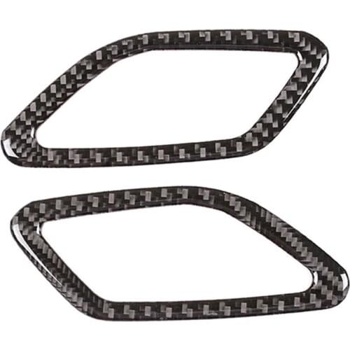 For Mercedes Benz a GLA CLA Class W176 X156 C117 Carbon Fiber Dashboard Air Condition Outlet Decor Cover Trim