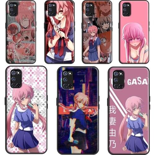 Future Diary Yuno For OPPO A15 A3S A5S A52 A72 A92 A83 A91 A93 F5 Reno2 Z A31 A53 A5 A9 2020 A1K Phone Case